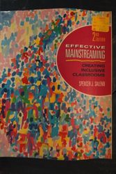Cover Art for 9780024053312, Effective Mainstreaming by Spencer J. Salend