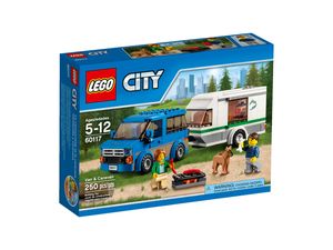 Cover Art for 5702015594783, Van & Caravan Set 60117 by Lego