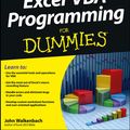 Cover Art for 9781118490389, Excel VBA Programming For Dummies by John Walkenbach