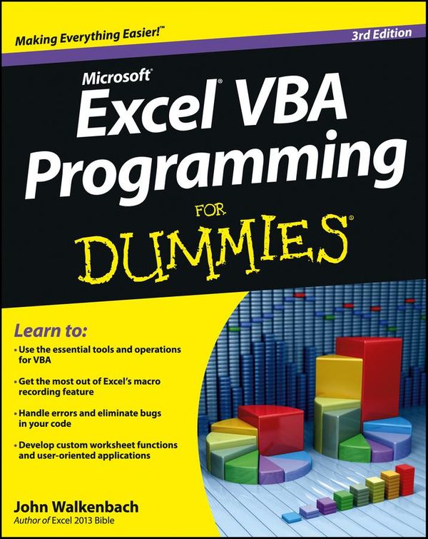 Cover Art for 9781118490389, Excel VBA Programming For Dummies by John Walkenbach