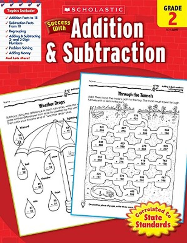 Cover Art for 9780545200974, Scholastic Success with Addition & Subtraction, Grade 2 by Scholastic