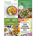 Cover Art for 9789123736270, Vegan Starter Kit, Vegan Cookbook For Beginners, Vegan Longevity Diet, Vegetarian 5:2 Fast Diet for Beginners 4 Books Collection Set by CookNation, Neal D Barnard MD