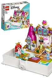 Cover Art for 5702016909647, LEGO 43193 Disney Princess Ariel, Belle, Cinderella and Tiana’s Storybook Adventures Castle Toy for Kids with 4 Micro Dolls Figures by Unbranded