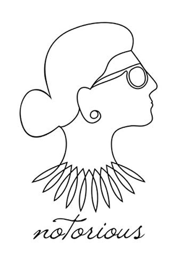 Cover Art for 9798687801829, Notorious RBG Ruth Bader Ginsburg Notebook, Journal, Diary: 6"x9" Lined Blank Notebook Notorious Ruth Bader Ginsburg, Supreme Court Justice, Profile Line Drawing. by Publishing, My Dear Humans