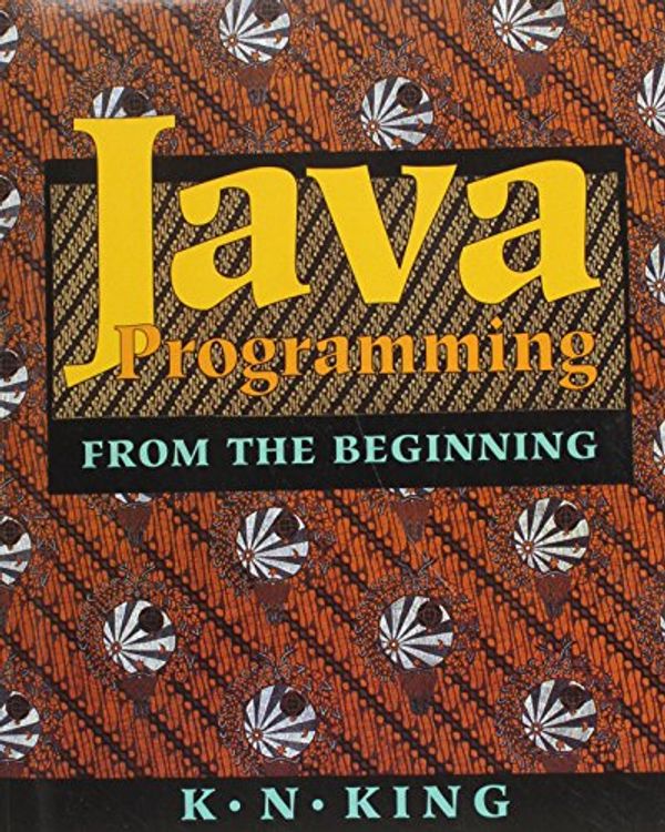 Cover Art for 9780393948141, Java Programming by K. N. King