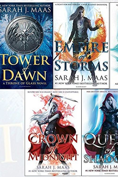 Cover Art for 9789123613885, Throne of Glass Series Sarah J. Maas Collection 5 Books Set (Tower of Dawn, Empire of Storms, Heir of Fire, Crown of Midnight, Queen of Shadows) by Sarah J. Maas