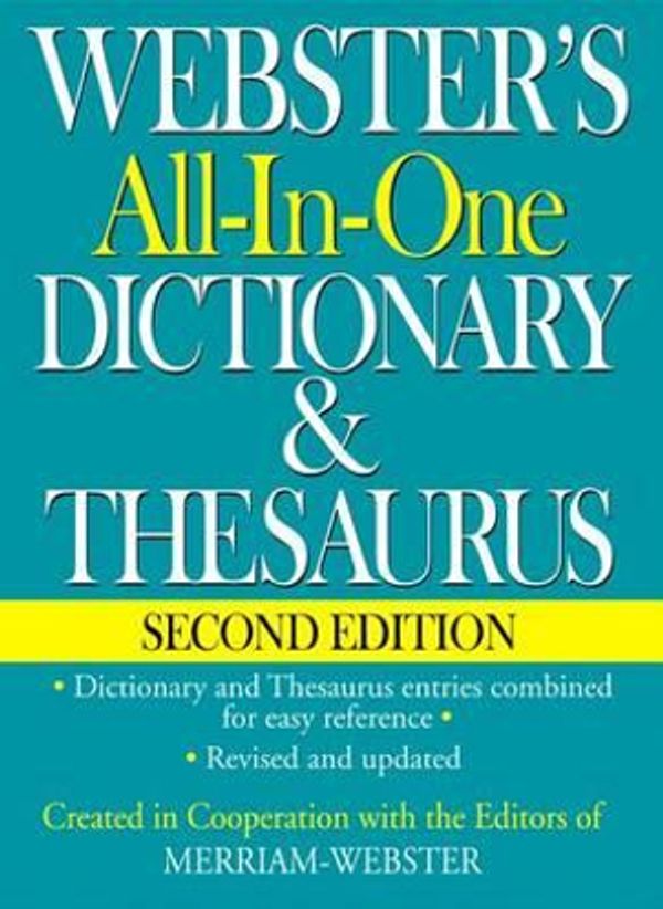 Cover Art for 9781596951471, Webster's All-In-One Dictionary & Thesaurus by Merriam-Webster Inc.