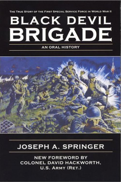 Cover Art for 9780743479608, The Black Devil Brigade by Joseph A. Springer