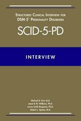 Cover Art for 9781585624744, Structured Clinical Interview for Dsm-5 Personality Disorders (Scid-5-Pd) by Michael B. First, Michael B. First