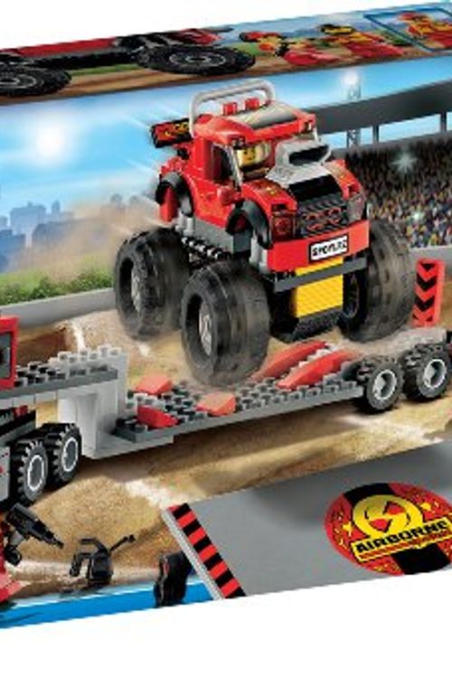 Cover Art for 5702014974180, Monster Truck Transporter Set 60027 by Lego