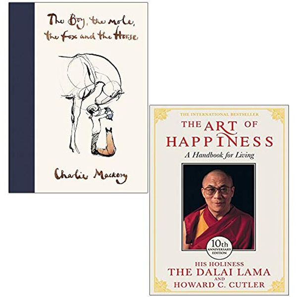 Cover Art for 9789123946341, The Boy, The Mole, The Fox and The Horse By Charlie Mackesy & The Art of Happiness By Dalai Lama 2 Books Collection Set by Charlie Mackesy, Dalai Lama