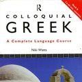 Cover Art for 9780415126861, Colloquial Greek by Catherine Itzin
