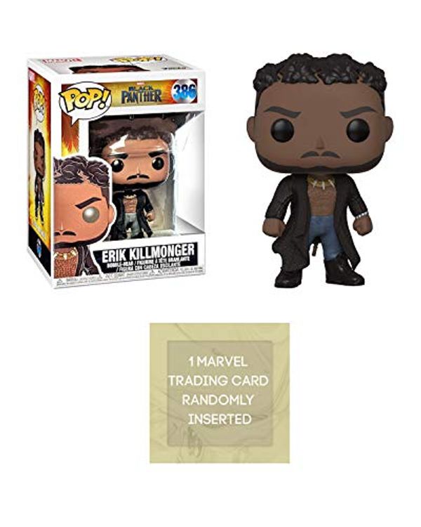 Cover Art for 9899999418269, Funko Erik Killmonger with Scar: Black Panther x POP! Marvel Vinyl Figure + 1 Official Marvel Trading Card Bundle [33153] by Unknown