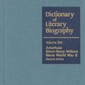 Cover Art for 9780787646516, Dictionary of Literary Biography, Vol 234 by Patrick Meanor, Gale Cengage