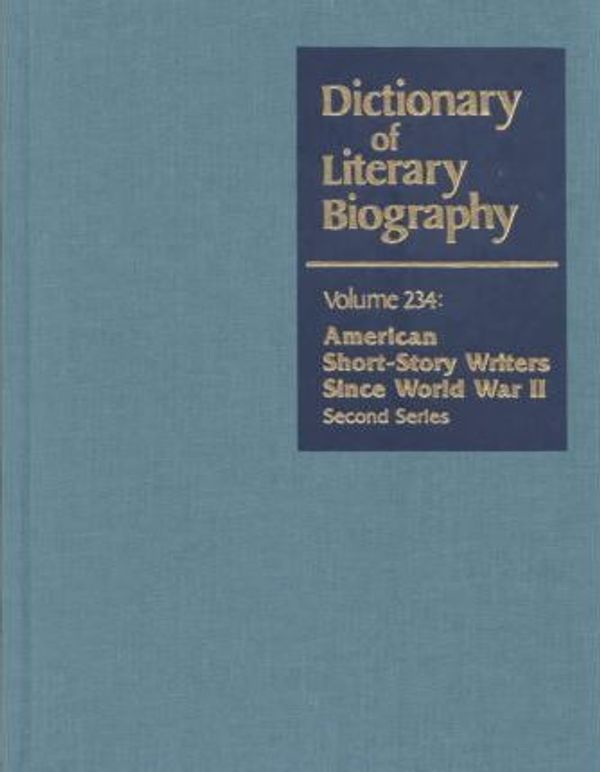 Cover Art for 9780787646516, Dictionary of Literary Biography, Vol 234 by Patrick Meanor, Gale Cengage