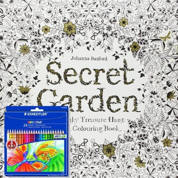 Cover Art for 9788033655602, Johanna Basford Secret Garden An Inky Treasure Hunt and Colouring Book with free olouring Pencils by Unknown