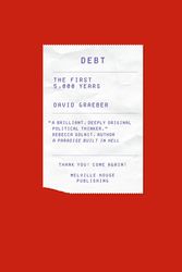 Cover Art for 9781933633862, Debt by David Graeber