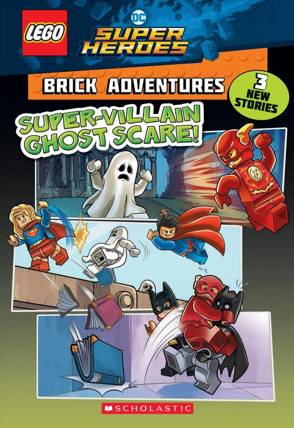 Cover Art for 9781338260519, Super-villain Scare! (Lego Dc Super Heroes; Brick Adventures) by Liz Marsham