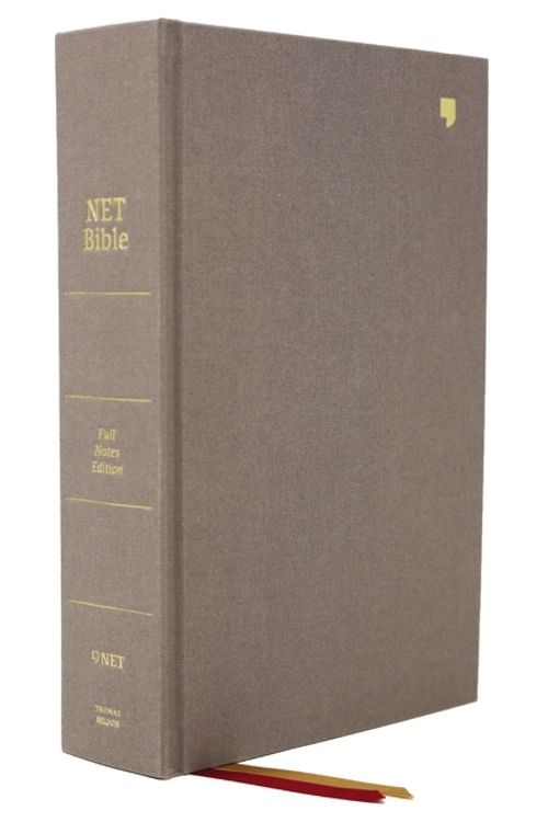 Cover Art for 9780785224648, NET Bible, Full-notes Edition, Cloth over Board, Gray, Comfort Print by Thomas Nelson