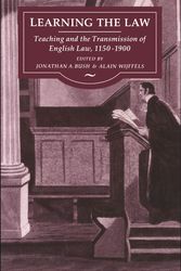 Cover Art for 9781852851842, Learning The Law by Alain Wijffels