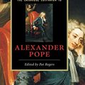Cover Art for 9780521840132, The Cambridge Companion to Alexander Pope by 