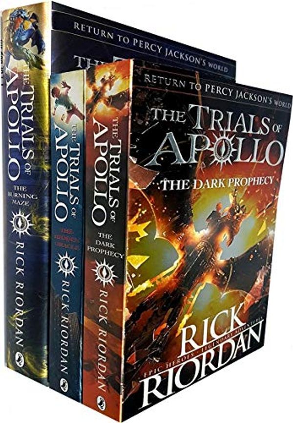 Cover Art for 9789123683383, Rick riordan trials of apollo collection 3 books set (dark prophecy, hidden oracle, burning maze [hardcover]) by Rick Riordan