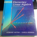 Cover Art for 9780470432051, Elementary Linear Algebra by Howard Anton