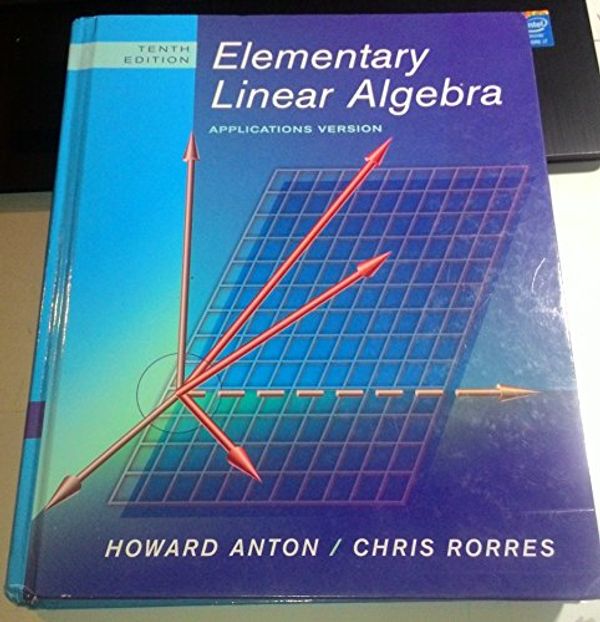 Cover Art for 9780470432051, Elementary Linear Algebra by Howard Anton