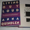 Cover Art for 9780394569642, Living Out Loud by Anna Quindlen