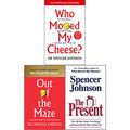 Cover Art for 9789124040444, Dr Spencer Johnson 3 Books Collection Set (Who Moved, Out of the Maze[Hardcover], The Present) by Dr. Spencer Johnson