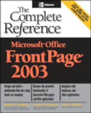 Cover Art for 9780072229400, Microsoft Office FrontPage 2003 by Martin S. Matthews