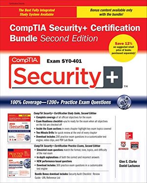 Cover Art for B00MI9B23U, CompTIA Security+ Certification Bundle, Second Edition (Exam SY0-401) (Certification Press) by Glen E. Clarke, Daniel Lachance