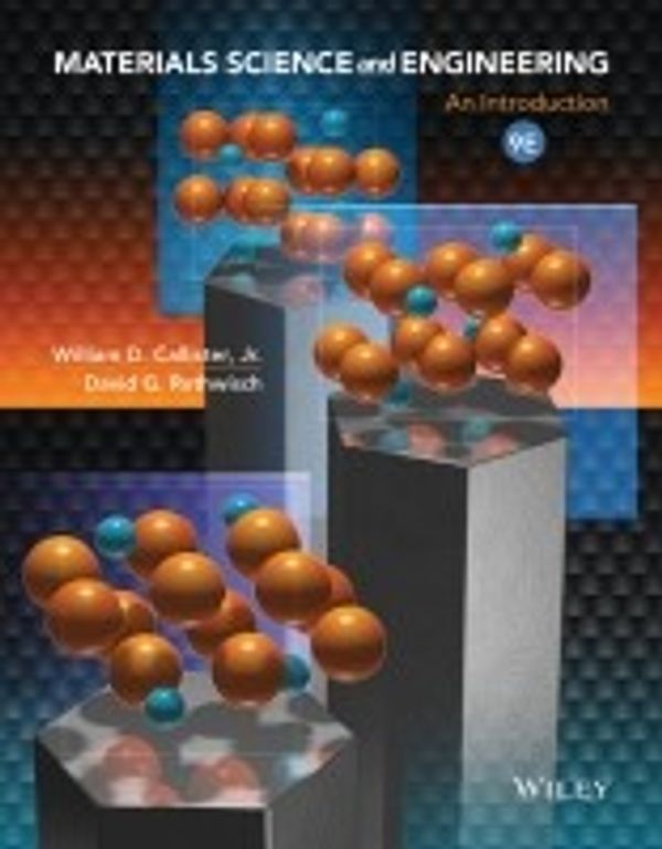 Cover Art for 9781118476543, By David G. Rethwisch William D. Callister Materials Science and Engineering (9th International student edition) [Paperback] by unknown author