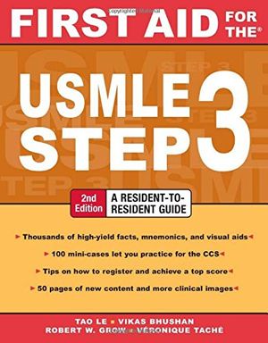 Cover Art for 9780071487962, First Aid for the USMLE Step 3 by Tao Le