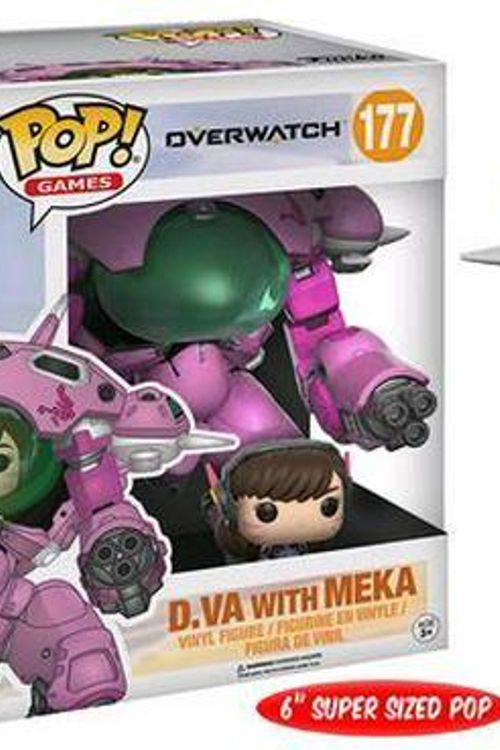 Cover Art for 0889698130905, Oversized D.va & Meka (overwatch) Funko Pop! Vinyl Figure by FUNKO