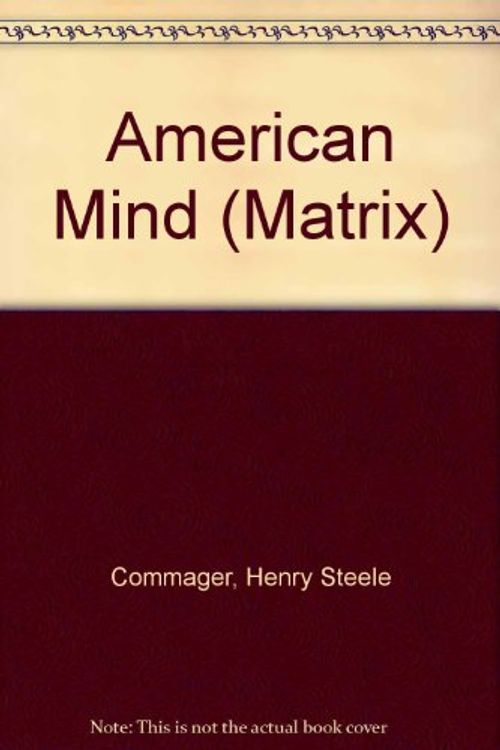 Cover Art for 9780552653923, American Mind by Henry Steele Commager