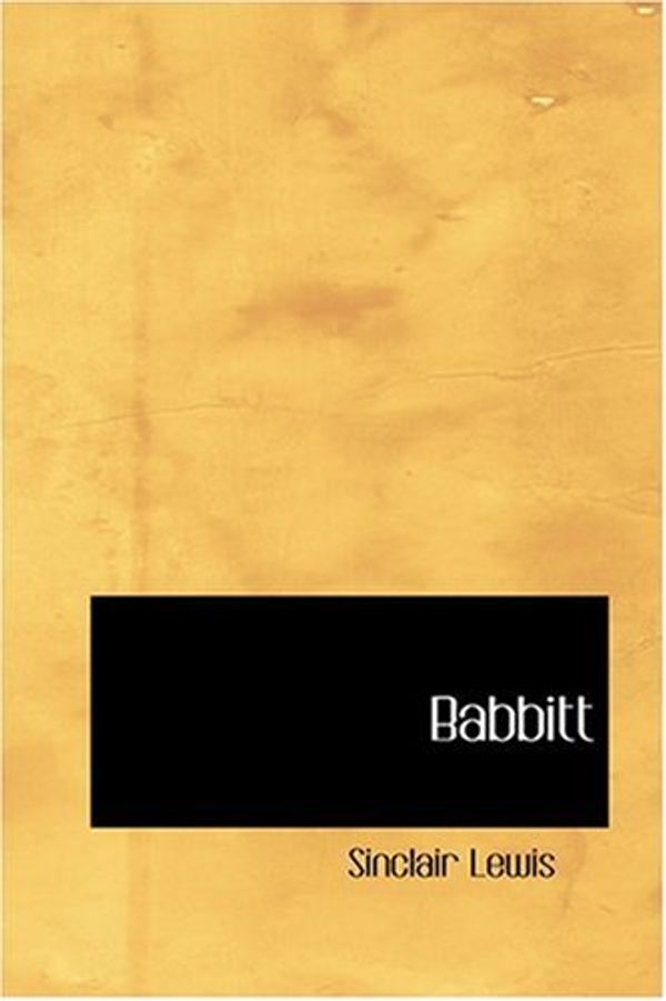 Cover Art for 9780554369280, Babbitt by Sinclair Lewis