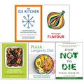 Cover Art for 9789124049799, The Ice Kitchen [Hardcover], Ottolenghi FLAVOUR, The Green Roasting Tin [Hardcover], The Vegan Longevity Diet, How Not To Die 5 Books Collection Set by Shivi Ramoutar, Yotam Ottolenghi, Rukmini Iyer, Michael Greger