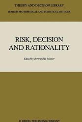 Cover Art for 9789027726247, Risk, Decision, and Rationality by Bertrand R Munier