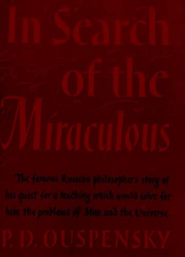 Cover Art for B09L6D3SC5, In Search of the Miraculous by P. D. Ouspensky