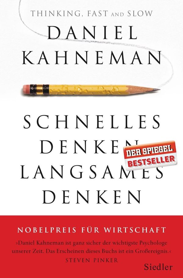 Cover Art for 9783886808861, Schnelles Denken, langsames Denken by Daniel Kahneman