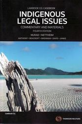 Cover Art for 9780455225722, Indigenous Legal Issues by Heather McRae