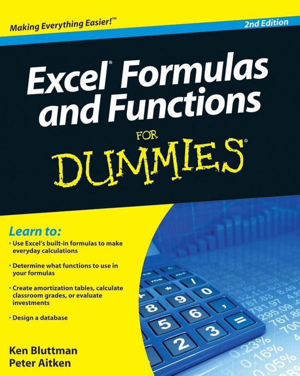 Cover Art for 9780470770245, Excel Formulas and Functions For Dummies by Ken Bluttman, Peter G. Aitken