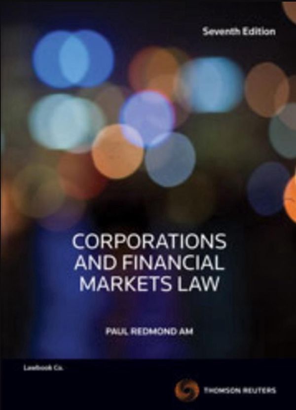 Cover Art for 9780455246185, Redmond's Corporations and Financial Markets Law Eighth Edition - Book by Armson, Emma, Aoun, Fady, Nehme, Marina