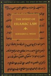 Cover Art for 9780820319773, The Spirit of Islamic Law (Spirit of the Laws) by Bernard G. Weiss
