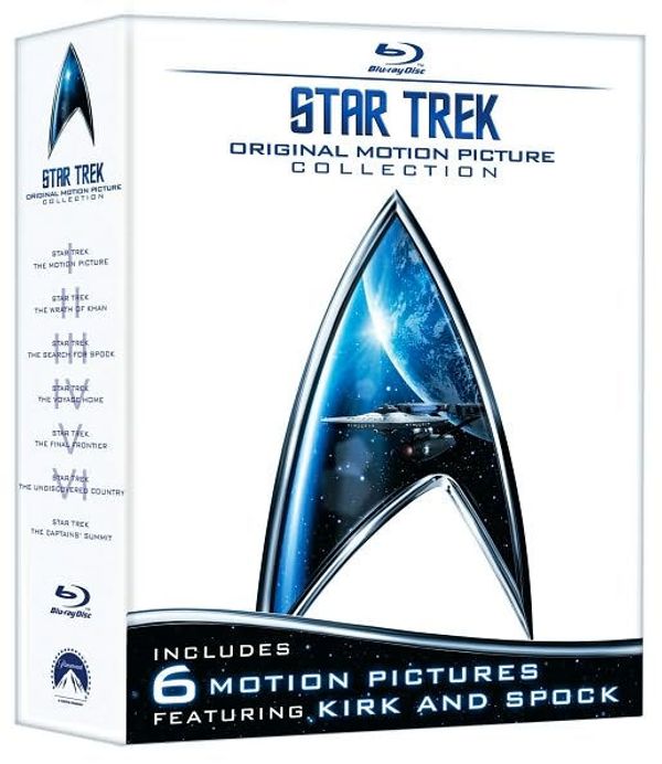 Cover Art for 0097361427546, Star Trek: Original Motion Picture Collection (Star Trek I, II, III, IV, V, VI + The Captain's Summit Bonus Disc) [Blu-ray] by Paramount Home Video