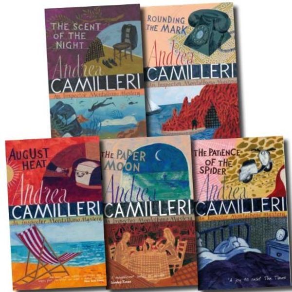 Cover Art for 9783200329867, The Inspector Montalbano Collection Andrea Camilleri 5 Books Set (Volume 6 To 10) (The Scent of the Night, Rounding the Mark, The Patience of the Spider, The Paper Moon, August Heat) by 
