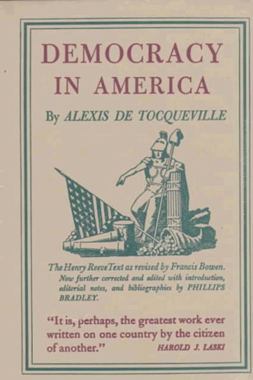 Cover Art for 9780394421865, Democracy in America by De Tocqueville, Alexis