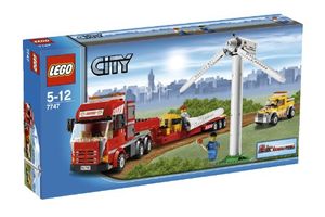 Cover Art for 0673419112994, Wind Turbine Transport Set 7747 by LEGO