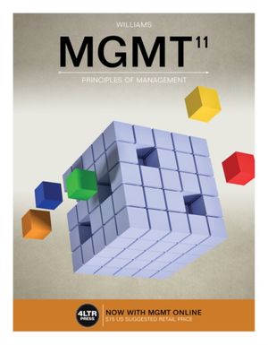 Cover Art for 9781337407465, Mgmt (with Mgmt Online, 1 Term (6 Months) Printed Access Card) by Chuck Williams